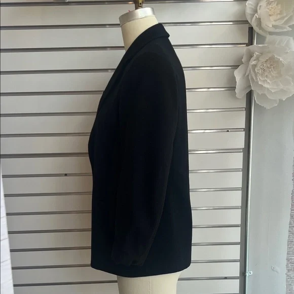 Giorgio Armani Elegant Cashmere Black Blazer - Women’s Size 10 - Picture 4 of 15